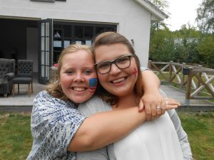 Begeleider en kind